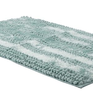 NEW Luxury Chenille Shaggy Non-Slip Bathroom Rug 24"x17"